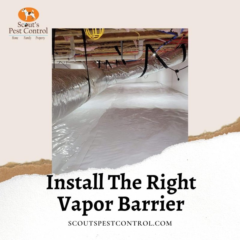 install the right vapor barrier