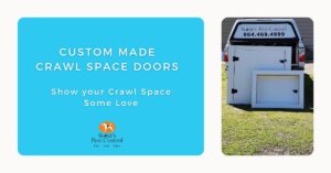custom made crawl space doors
